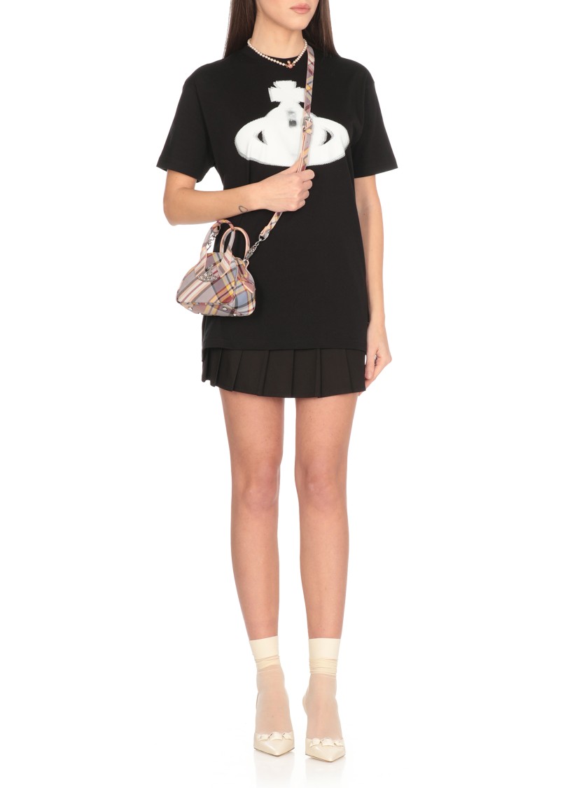 Shop Vivienne Westwood Black Halftone Orb T-shirt