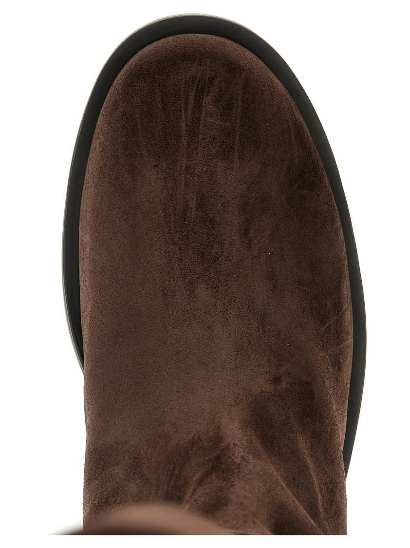 Stuart Weitzman 5050 Bold Fringe' Boots In Brown