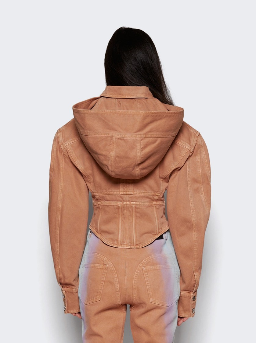 Mugler Corseted Denim Jacket