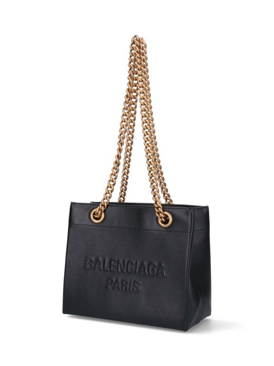 Balenciaga Small 'Duty Free' Tote Bag – Black | THE LIST Balenciaga Small 'Duty Free' Tote Bag – Black | THE LIST