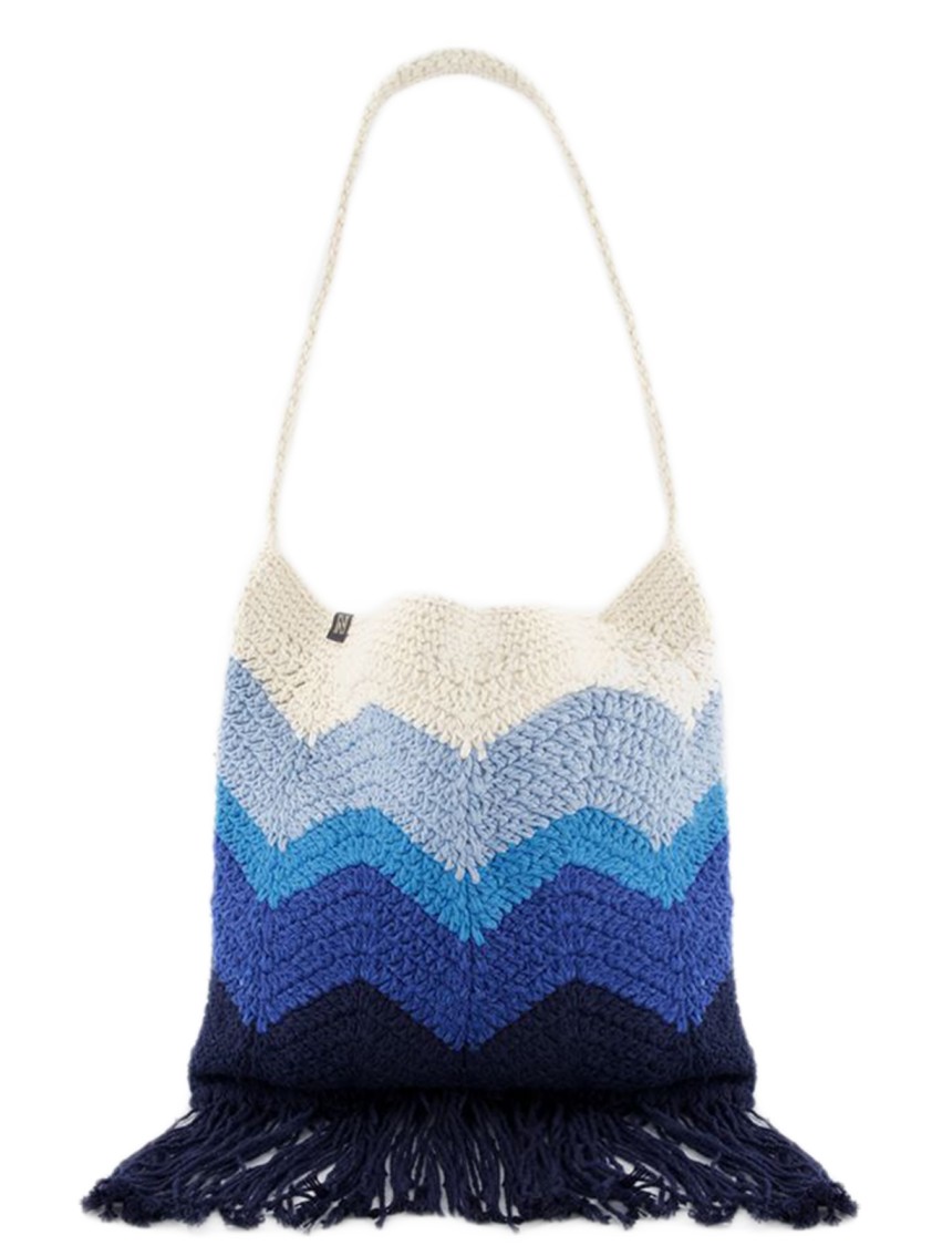 Nannacay Priya Hobo Bag  - Blue - Cotton