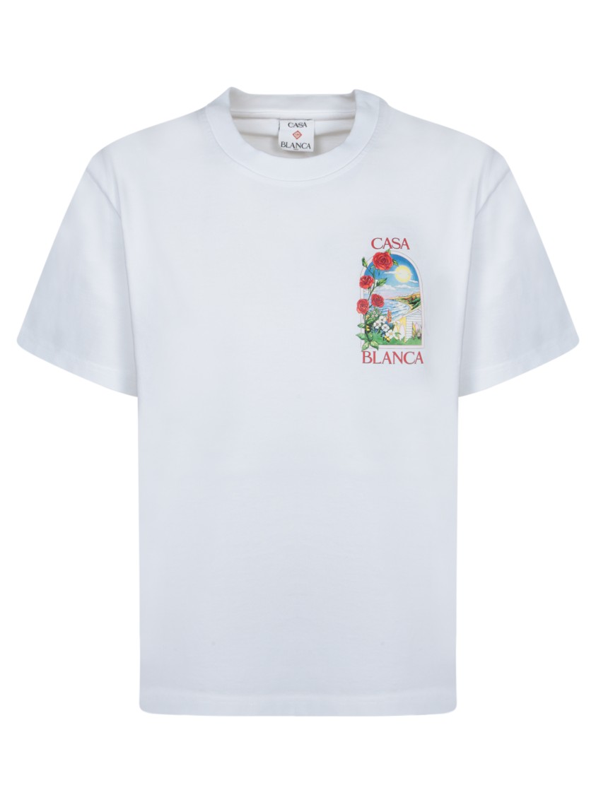 Casablanca Vibrant La Days Print T-shirt By