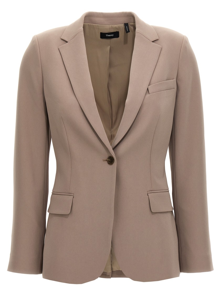 Theory 'staple' Blazer In Brown