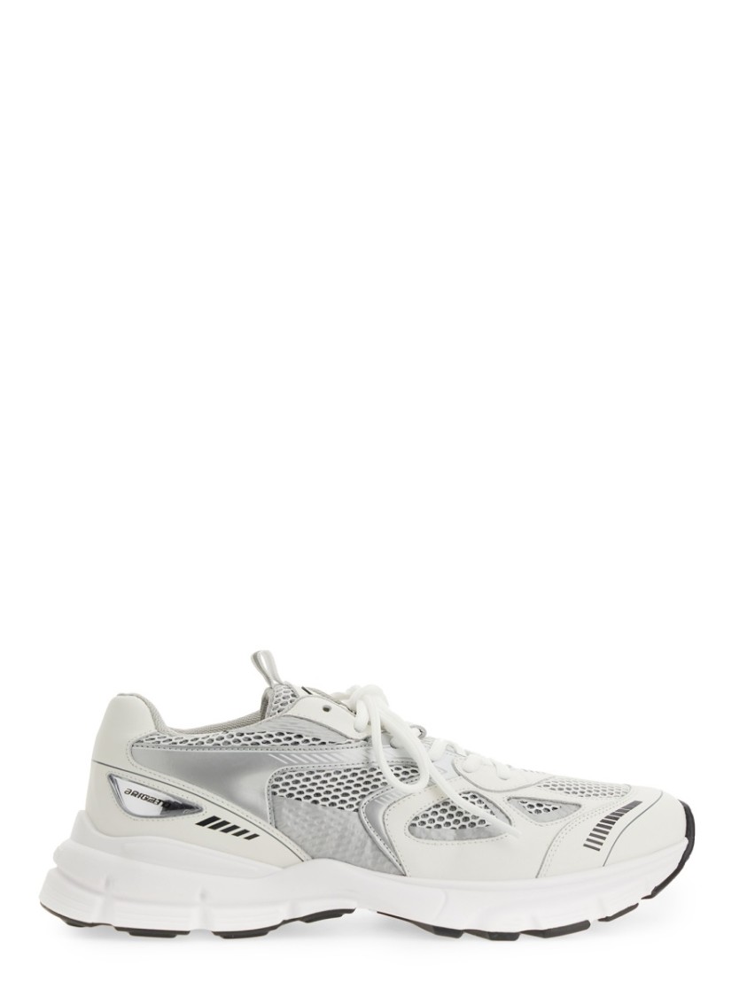 Shop Axel Arigato "marathon" Runner Sneakers In White