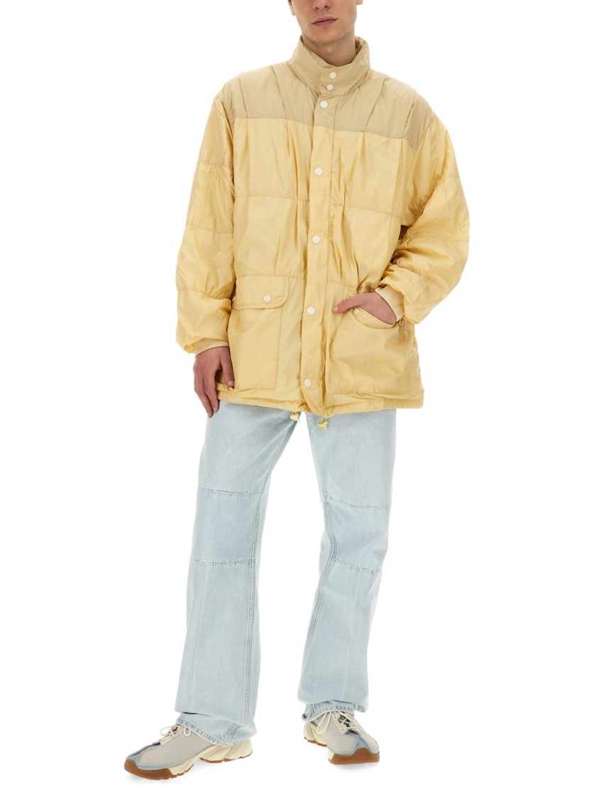 Our Legacy Adjustable Drawstring Technical Fabric Jacket In Neutrals