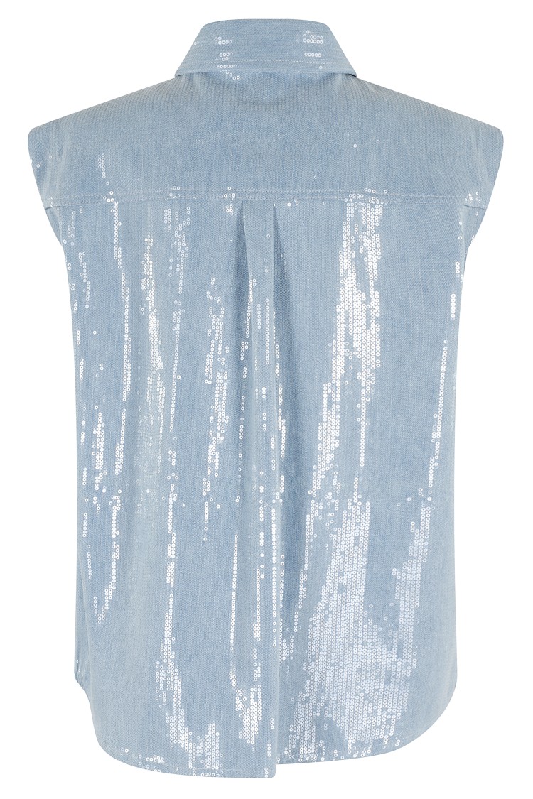FEDERICA TOSI FEDERICA TOSI SEQUINED VEST SHIRT