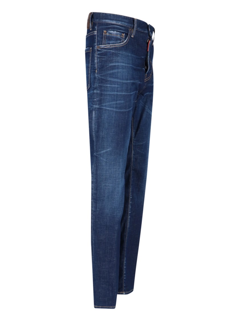 Dsquared2 Straight Leg Trousers With Belt Loops