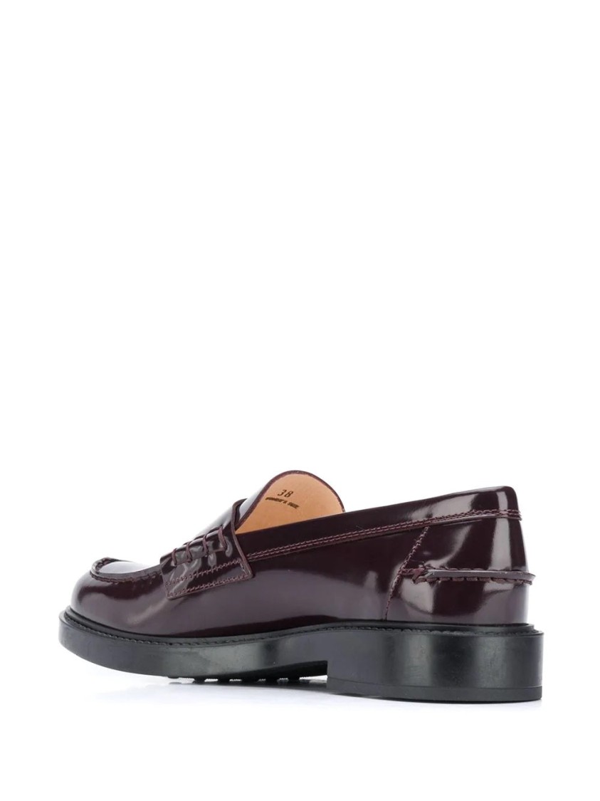 Tod's Gomma Basso 59c Mocassins In Brown