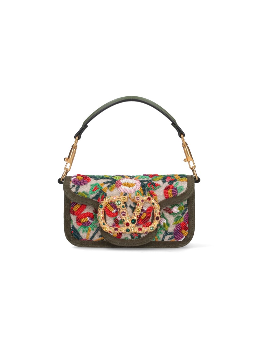 Valentino Garavani "Alltime" Mini Crossbody Bag  Brown