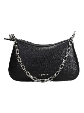 ショルダーバッグ ALEXANDER MCQUEEN Black Leather Mcqueen Roller Crossbody Bag Alexander Mcqueen Mcqueen Roller Small Crossbody - Canvas