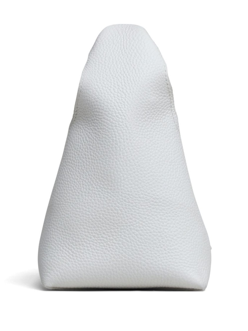 Marc Jacobs Silhouette And Textured Leather Handbag In White