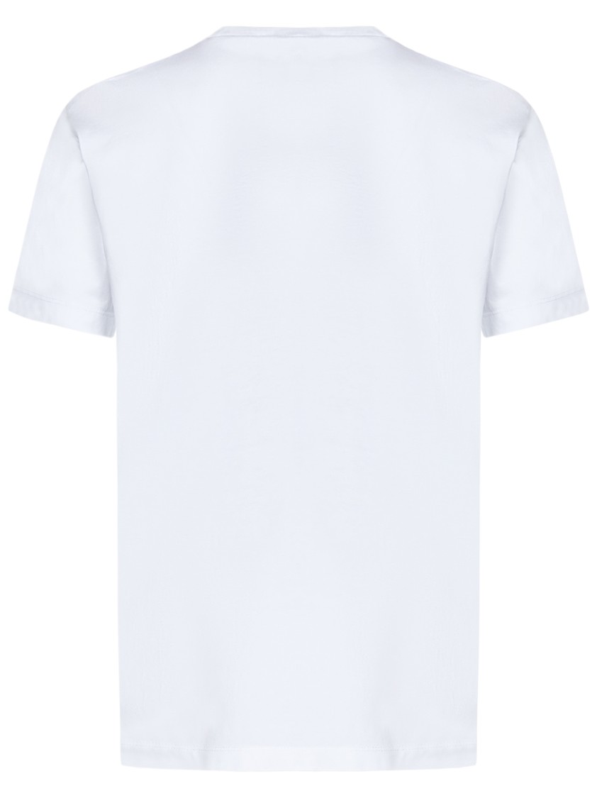 Dsquared2 Relaxed Fit White Cotton Jersey T-shirt
