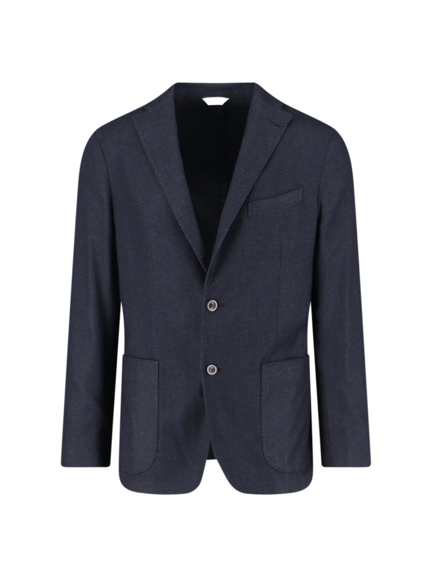 Boglioli Single-breasted Blazer – Navy In Blue