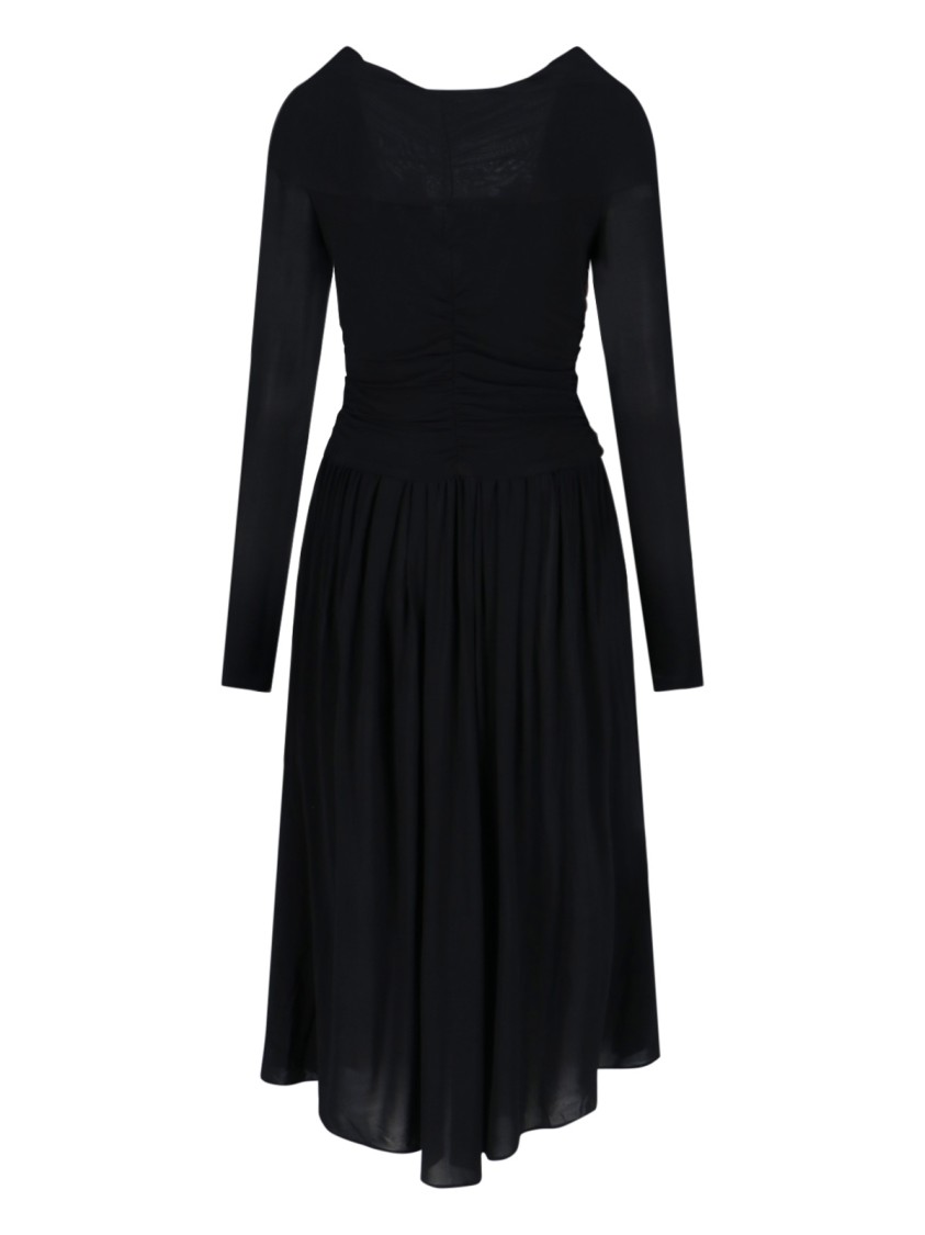 ISABEL MARANT ISABEL MARANT DRAPED MAXI DRESS – BLACK