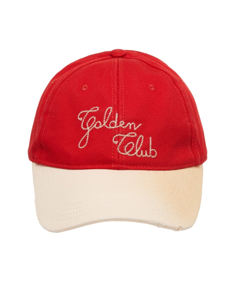 Golden Goose Deluxe Brand Baseball Cap With Logo Embroidery In Red