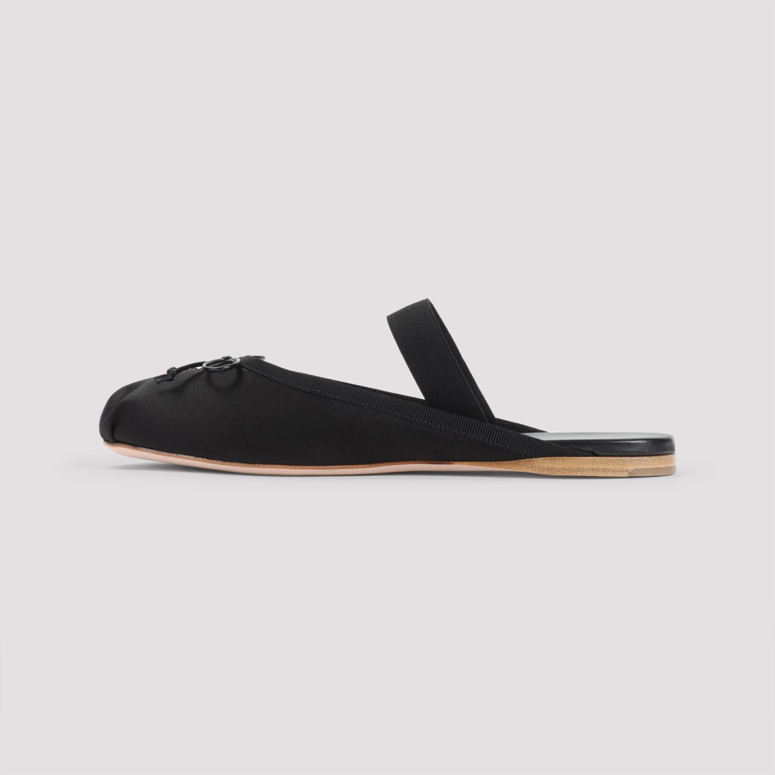 Miu Miu Black Viscose Mules
