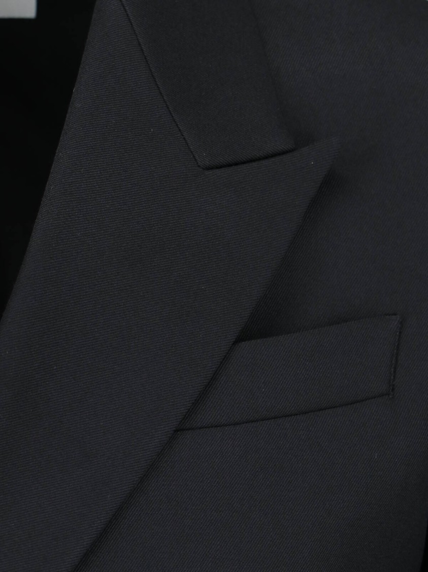 Tonywack Tailored Wool Blend Blazer In Black
