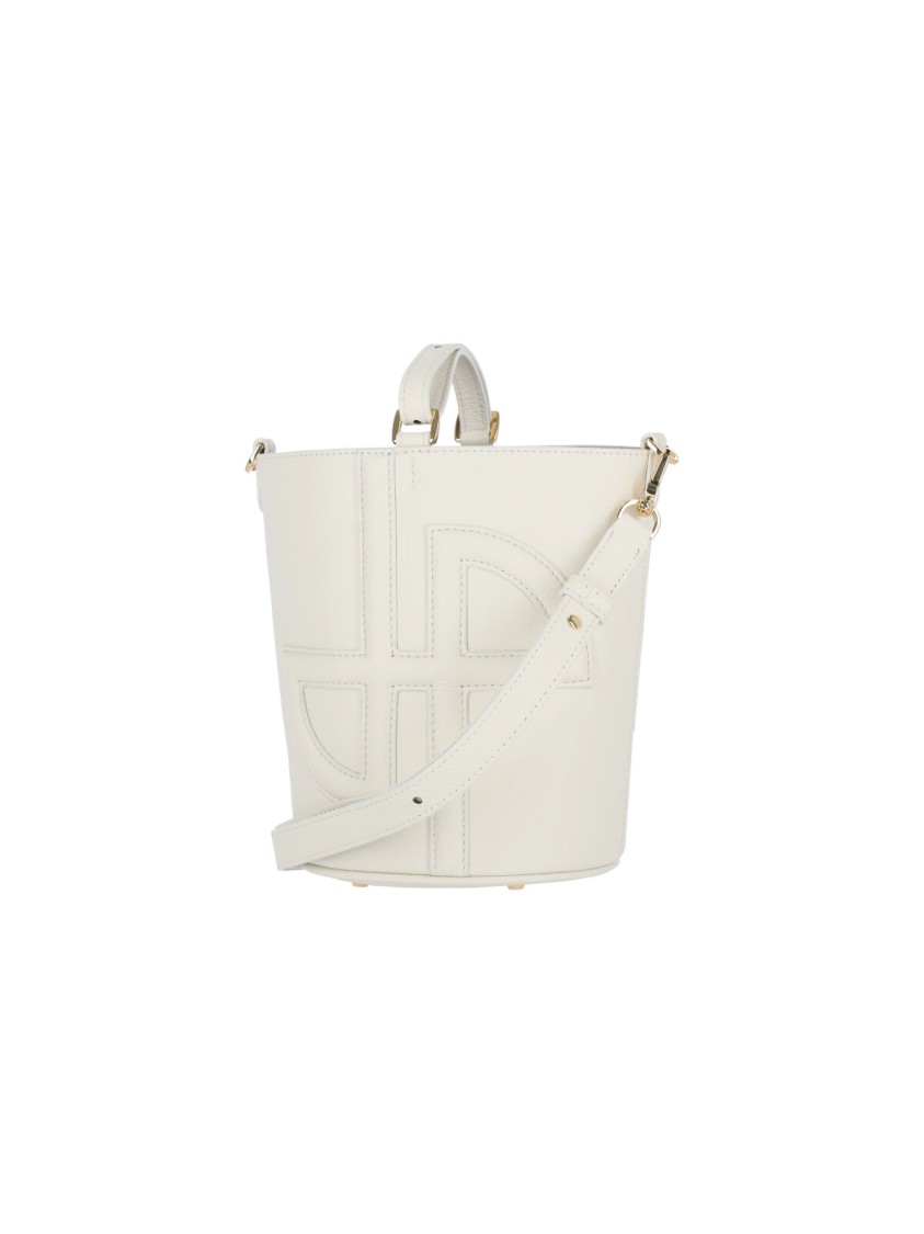 Patou "jp" Small Bucket Bag – White In White