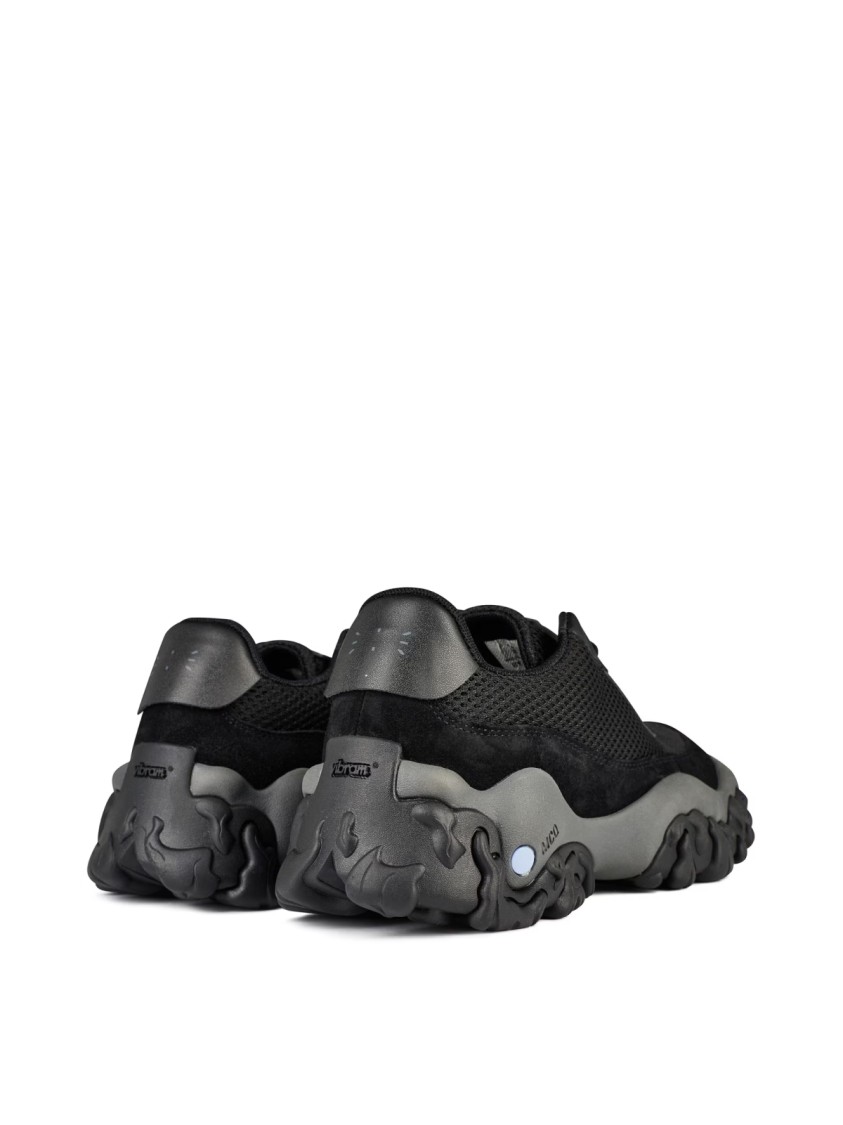Mcq By Alexander Mcqueen Mcq Icon 0 Crimp Low Sneakers In Black