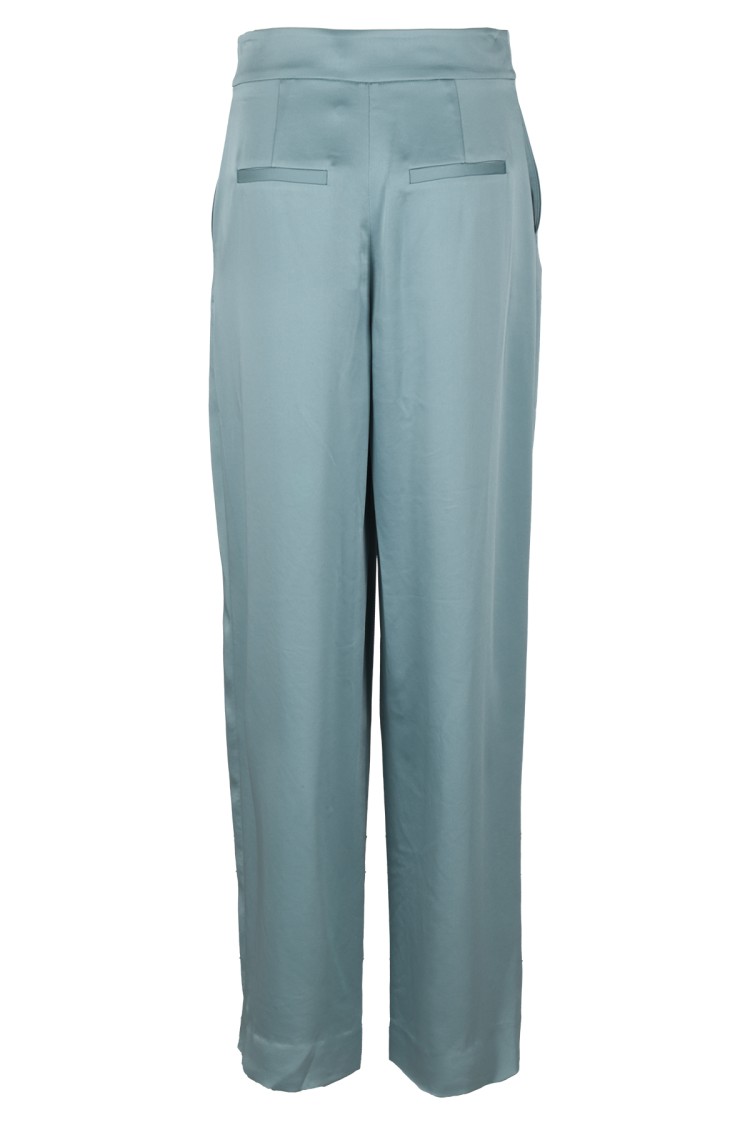Shop Simkhai Kyra Trousers In Light Blue
