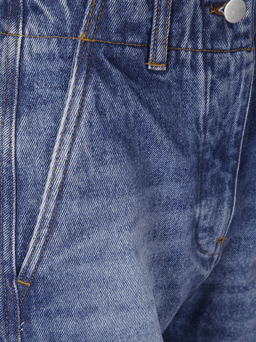 Studio Nicholson Belt-loop Jeans In Blue