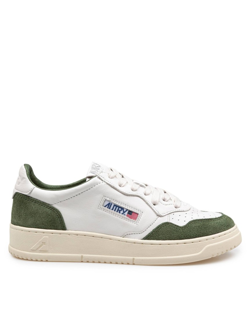 AUTRY AUTRY LEATHER AND SUEDE MEDALIST SNEAKERS 