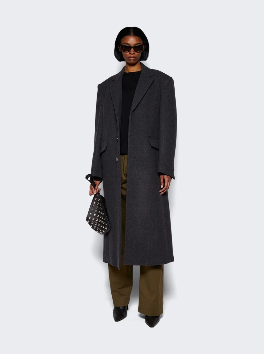 WARDROBE.NYC WARDROBE.NYC SINGLE BREASTED OVERSIZED COAT WITH DEFINED SHOULDERS