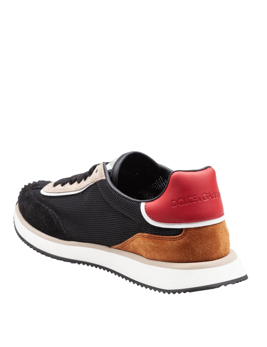 Dolce & Gabbana Dg Cushion Sneaker Sneakers Multicolor In Black