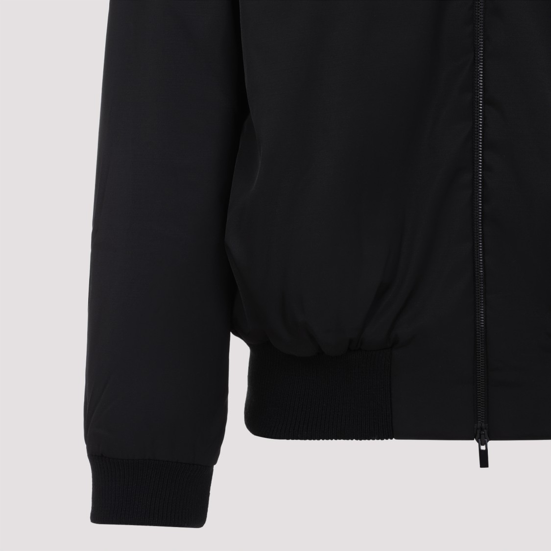 Fear Of God Oversized Cotton-blend Jersey Half-zip Sweatshirt In Black