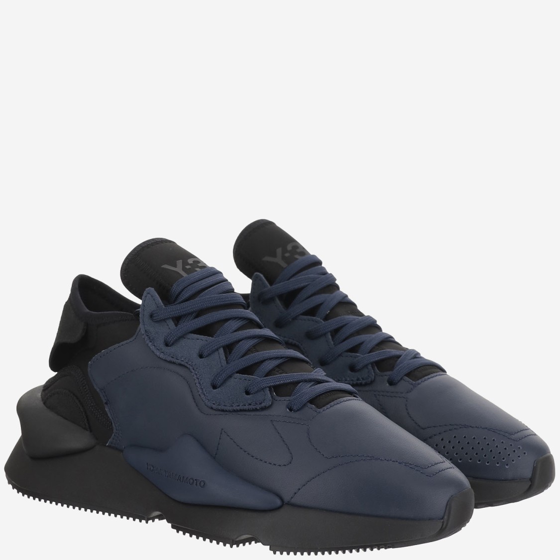 Shop Y-3 Kaiwa Sneakers In Blue