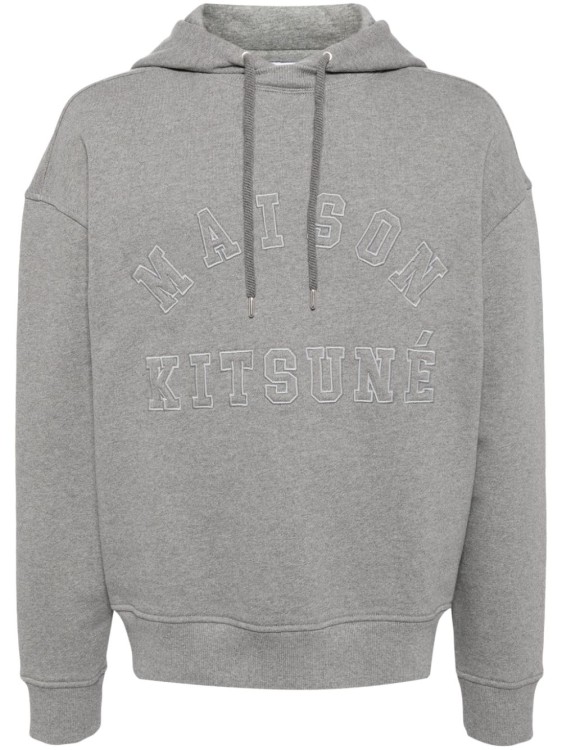 【送料&関税込】Maison KitsunAC Cotton Hoodie Maison Kitsuné Grey Cotton Hoodie in Grey | THE LIST