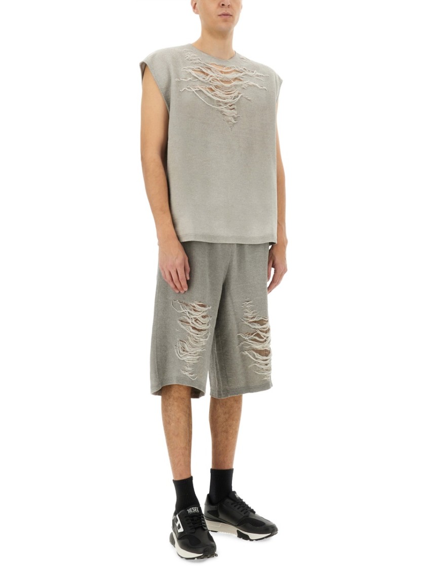Diesel Distressed Shorts