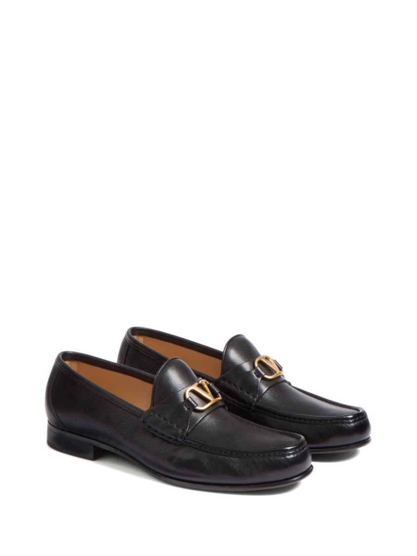 Valentino Garavani Vlogo Signature Loafer With Gold-tone Logo Detail