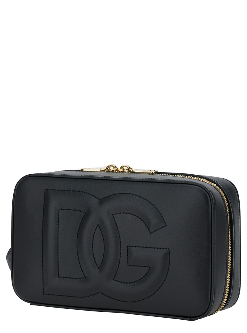 Dolce & Gabbana Black Crossbody Bag In Black