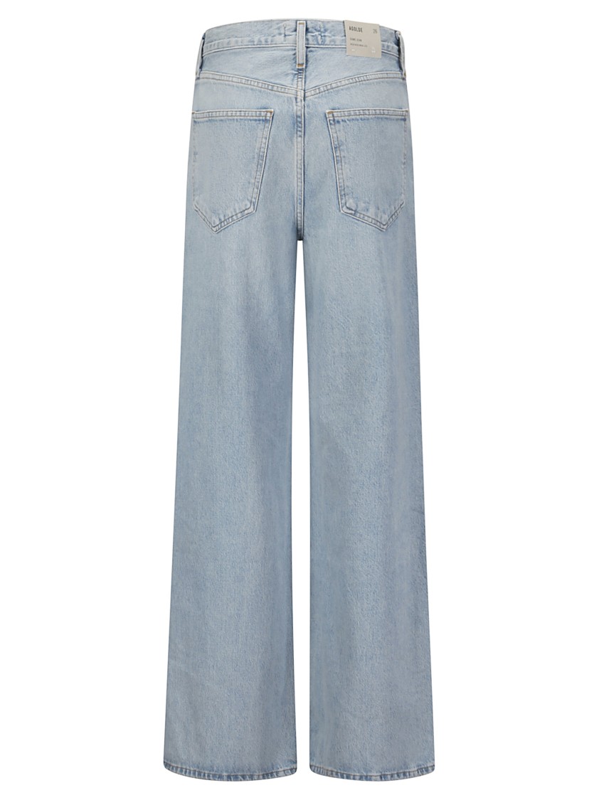 Agolde Jeans Dame Jean No Cuff In Conflict In Blue