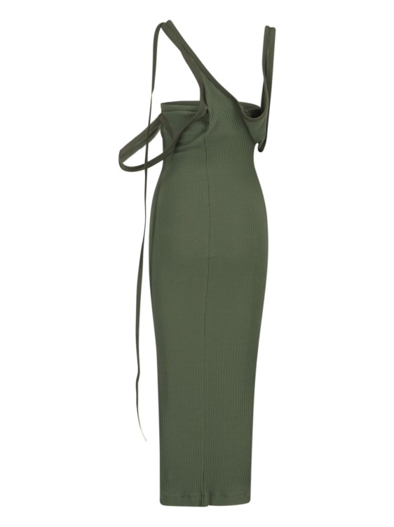 オールインワン・サロペット The Attico Green Cotton Long Dress The Attico Green Cotton Long Dress Midi in Green | THE LIST