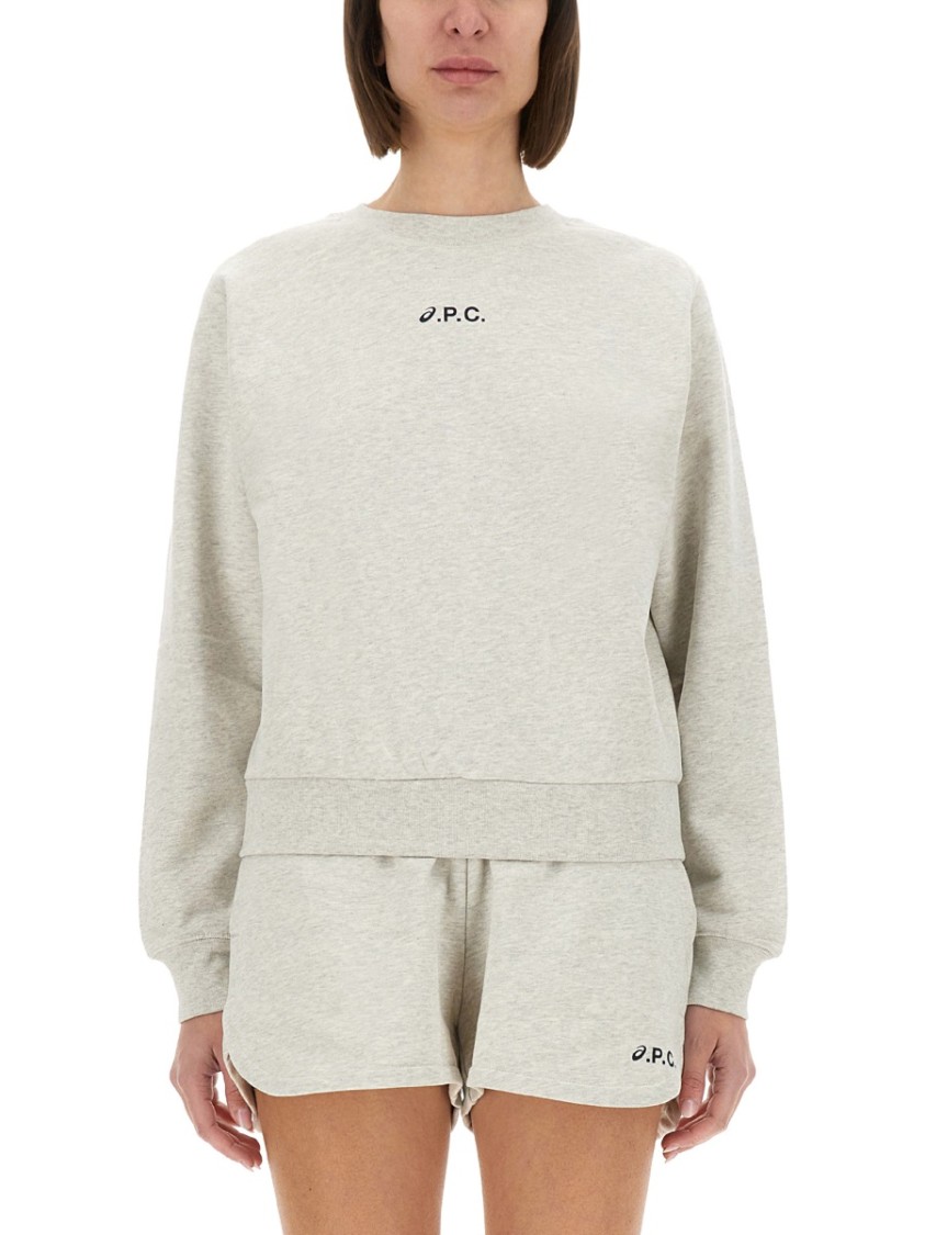 A.p.c. X Asics "stone" Sweatshirt