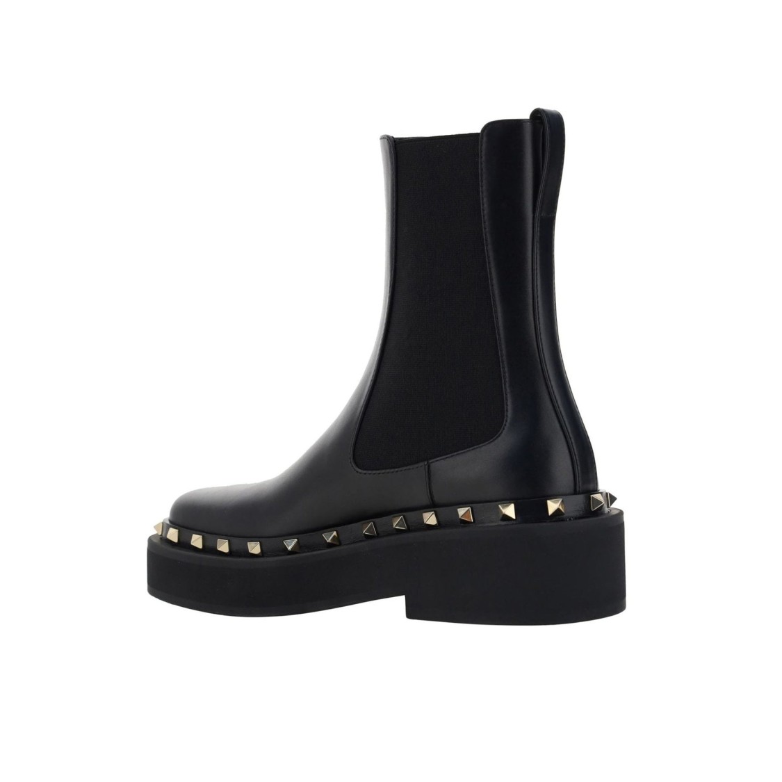 Valentino Garavani Rockstud M-way Ankle Boots In Black