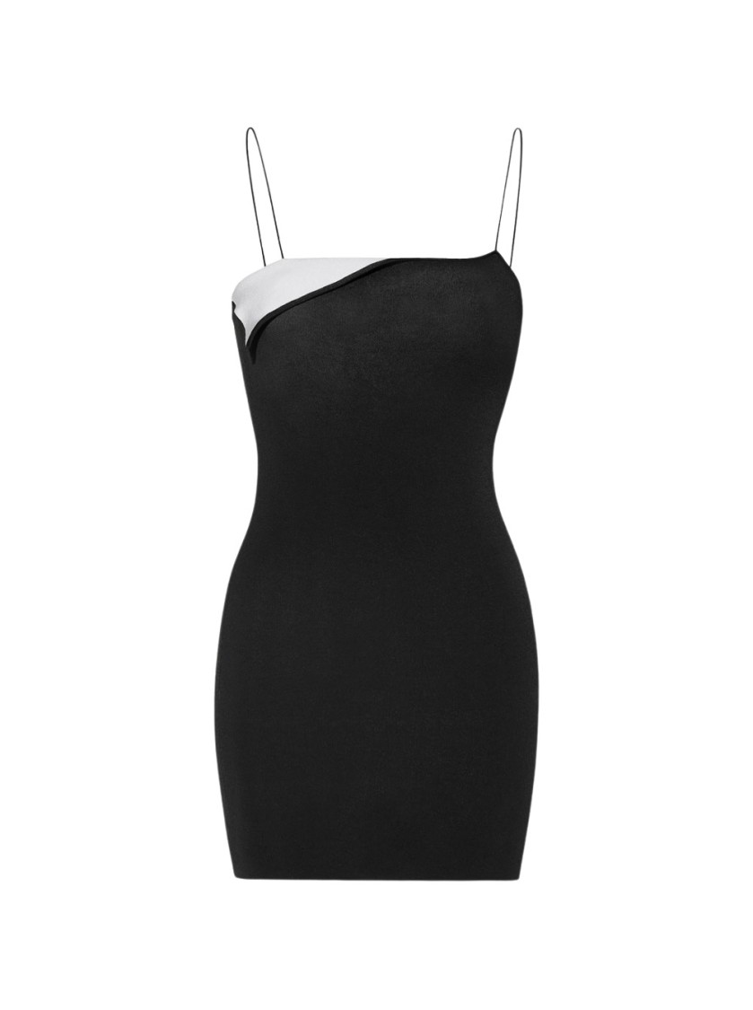 Jacquemus La Mini Robe Aro Dress In Black