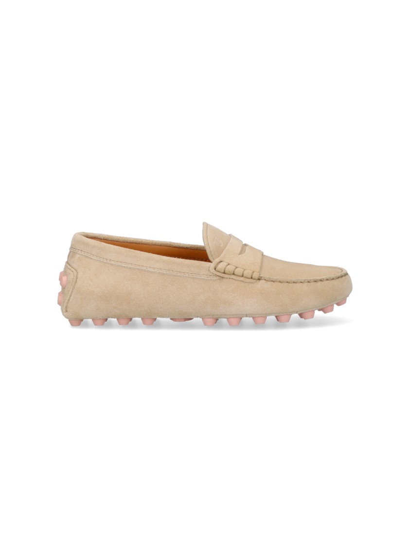 TOD'S TOD'S GOMMINO BUBBLE' LOAFERS – BEIGE
