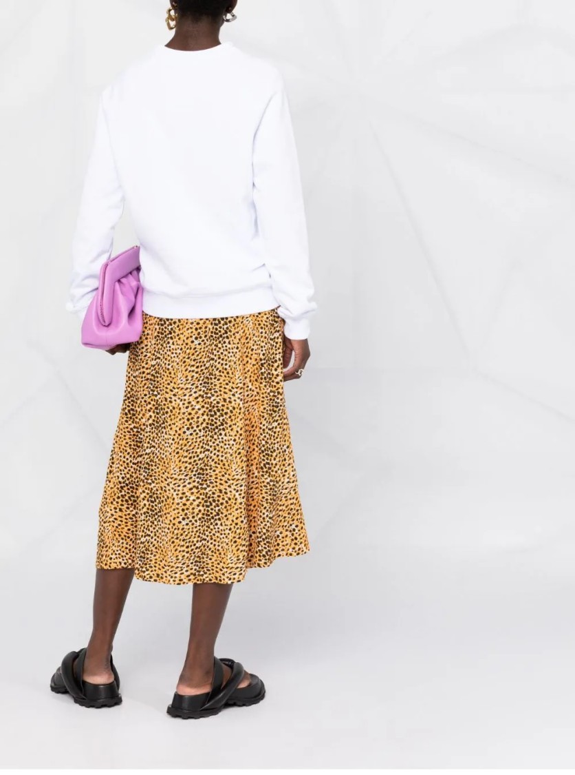 Msgm Relaxed-fit Sweatshirt With Bold Graphic Print