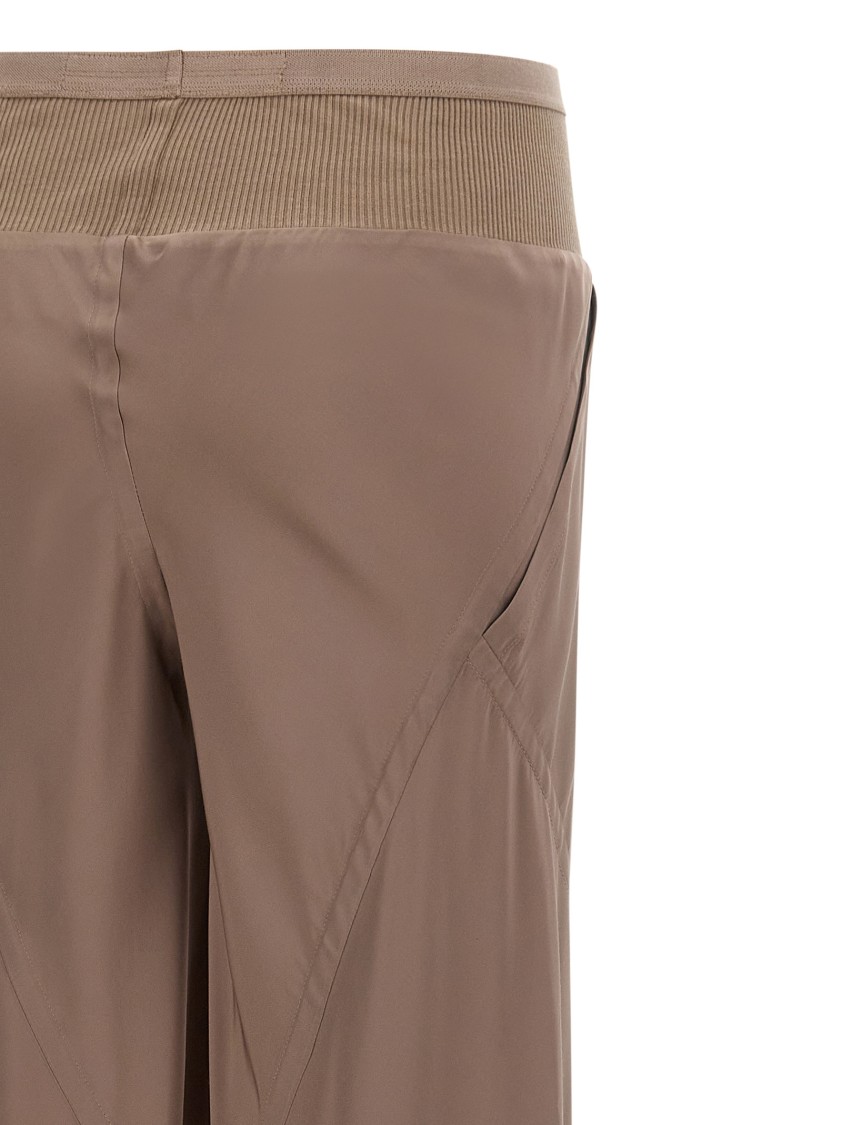 Rick Owens Brown Viscose Blend Pants In Brown