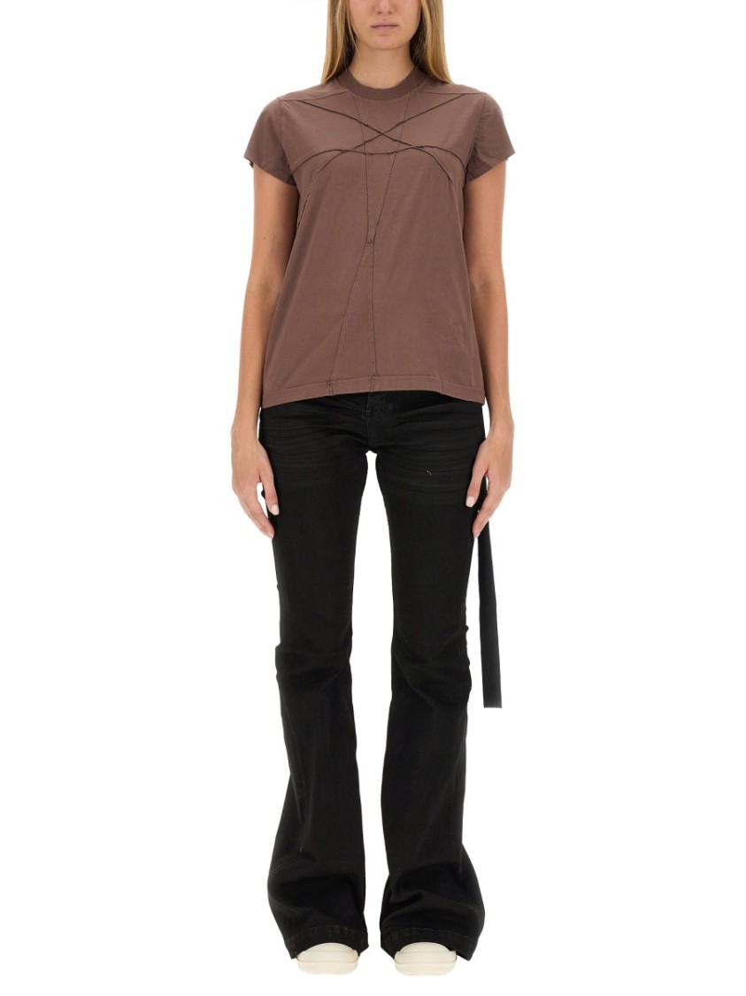 Rick Owens Drkshdw Drkshdw By Rick Owens Textured Cotton T-shirt