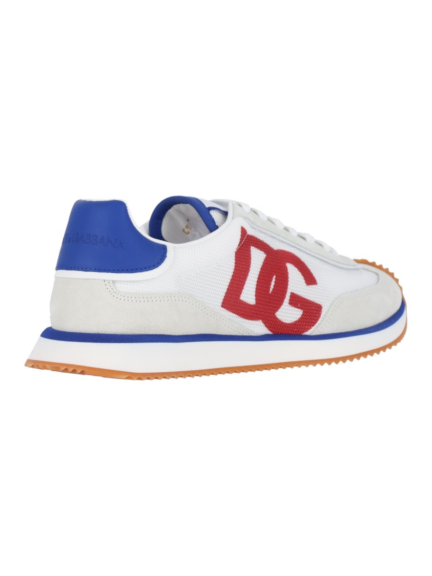 Dolce & Gabbana Cushion Low-top Sneakers Featuring Contrasting Elements