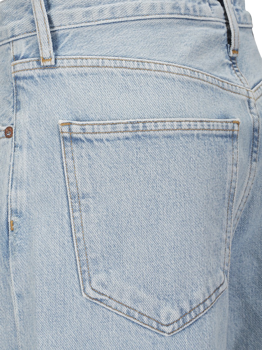 Agolde Jeans Dame Jean No Cuff In Conflict In Blue