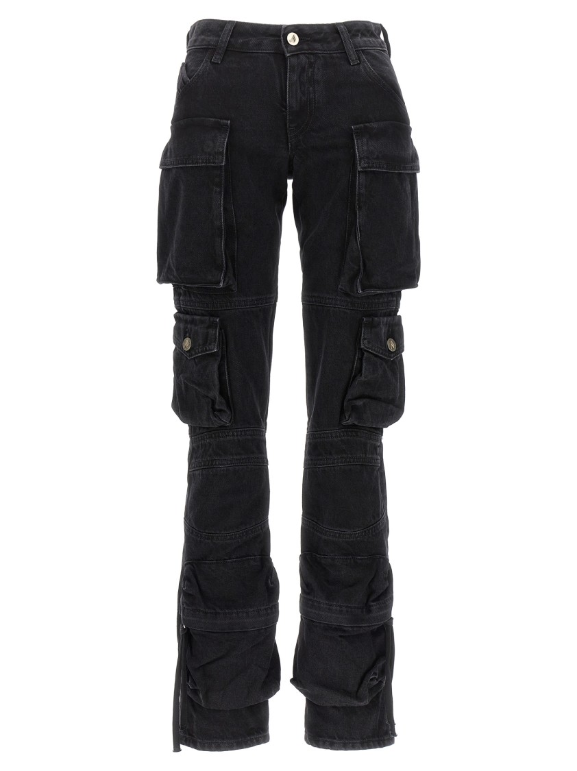 Attico Essie Cargo Pants In Black