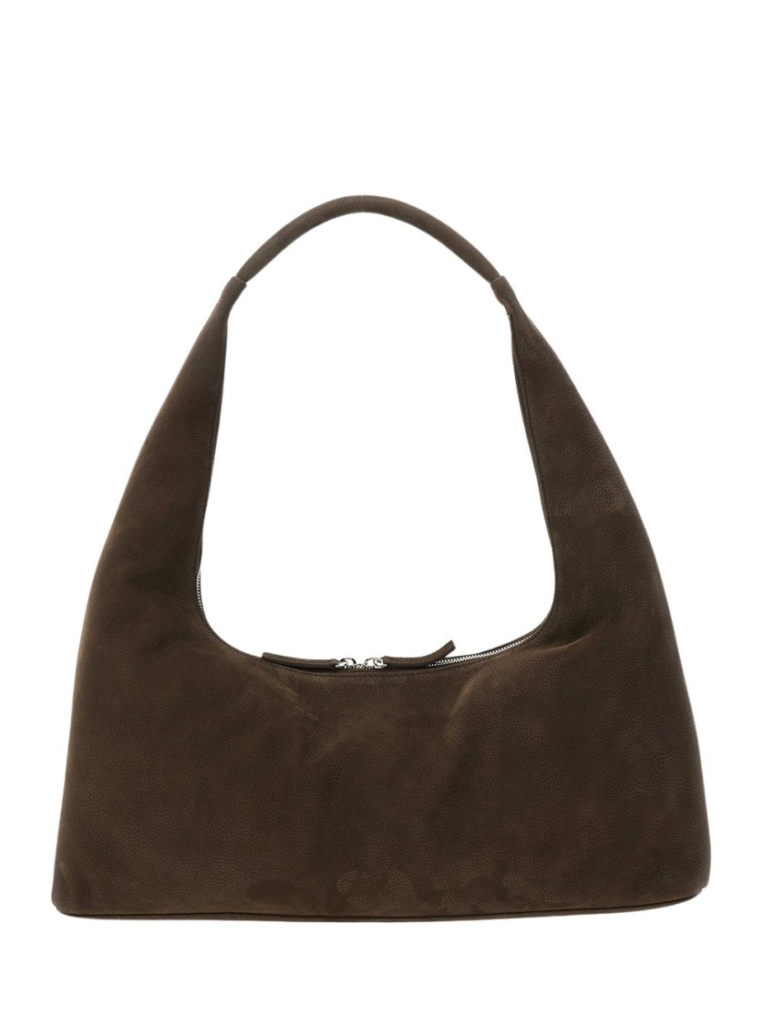 MARGESHERWOOD MARGESHERWOOD BROWN SHOULDER BAG WITH LOGO LETTERING