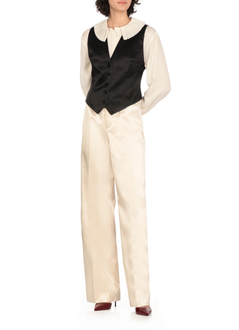 Philosophy Di Lorenzo Serafini Shirt With Chest Pockets In Neutrals