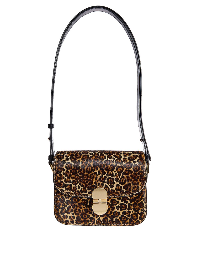 Apc A.p.c. Small Crossbody Bag With Flap Closure