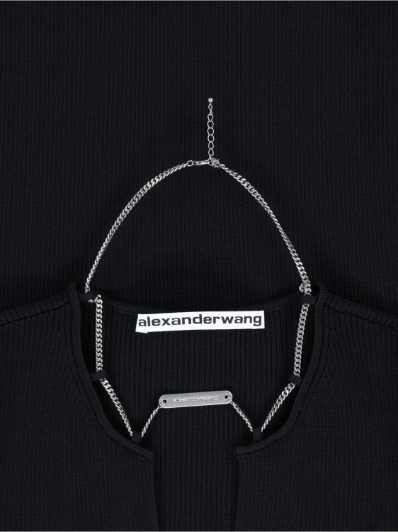 オールインワン・サロペット Alexander Wang Ribbed Mini Dress With V-Neckline Alexander Wang Ribbed Mini Dress With V-neckline In Blue